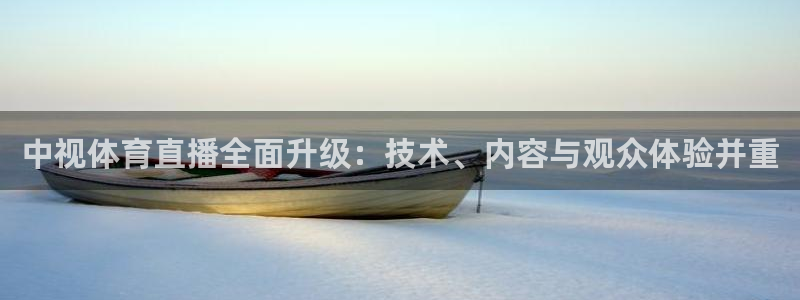 熊猫杯足球直播：中视体育直播全面升级：技术、内容与观众体验并重